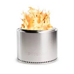 Solo Stove Bonfire 2.0 Outdoor Fire Pit Stainless Steel: Smokeless & Portable, No Assembly Required