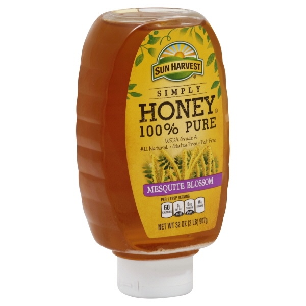 slide 1 of 1, Sun Harvest Simply Mesquite Blossom Honey, 32 oz