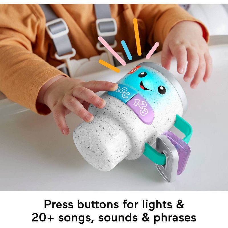 slide 3 of 6, Fisher-Price Laugh & Learn Wake Up & Learn Coffee Mug, 1 ct