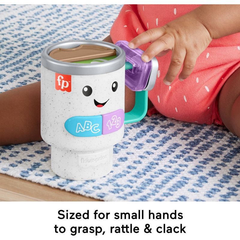 slide 5 of 6, Fisher-Price Laugh & Learn Wake Up & Learn Coffee Mug, 1 ct