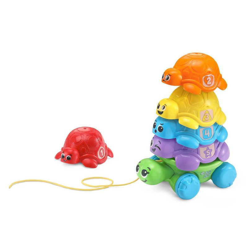 slide 1 of 8, LeapFrog Nest & Count Turtle Tower, 1 ct