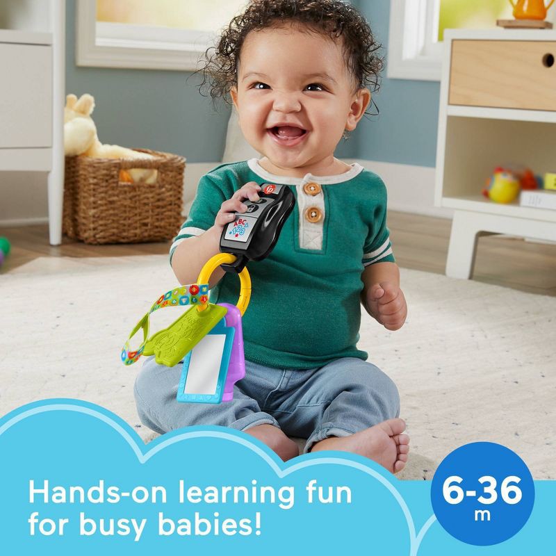 slide 2 of 6, Fisher-Price Laugh & Learn Play & Go Activity Keys, 1 ct
