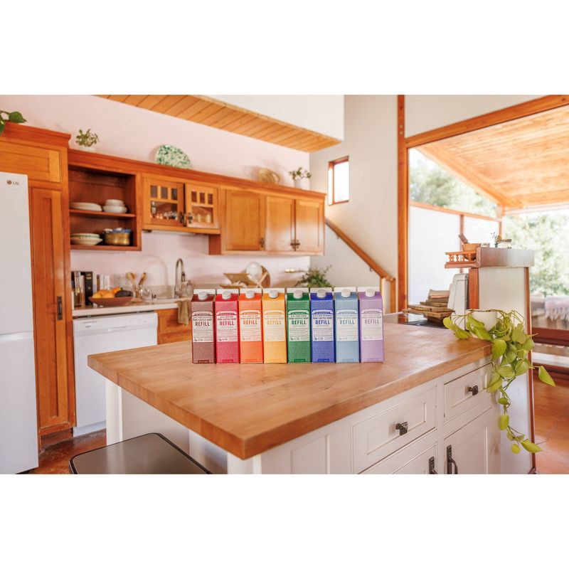 slide 11 of 13, Dr. Bronner's Pure Castile Liquid Soap Bodywash Refill Carton - Peppermint - 32 fl oz, 32 fl oz