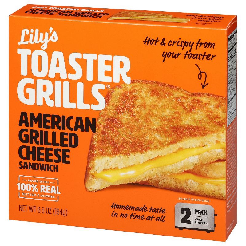 slide 3 of 10, Lily's Toaster Grills Frozen American Cheese - 6.8oz, 6.8 oz