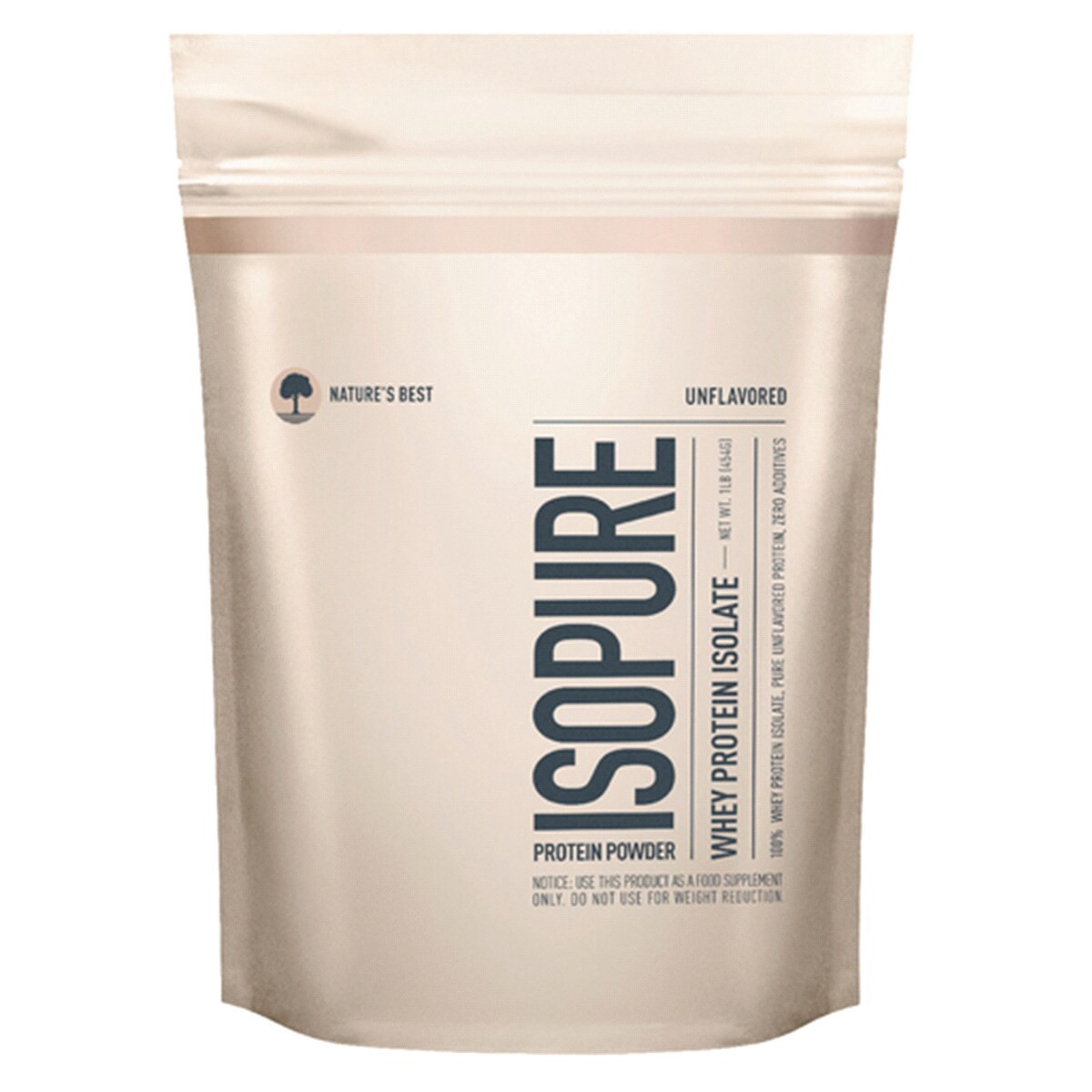 slide 1 of 1, Isopure Protein Powder, Whey Protein Isolate Powder, Unflavored 1 Pound, 1 lb