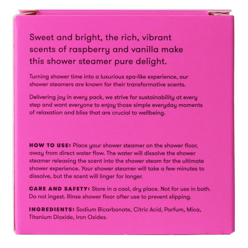 slide 4 of 7, anihana Shower Steamer - Berry Ripple - 1.76oz, 1.76 oz
