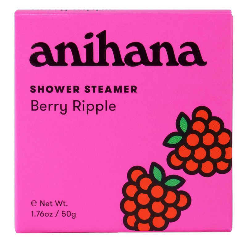 slide 7 of 7, anihana Shower Steamer - Berry Ripple - 1.76oz, 1.76 oz