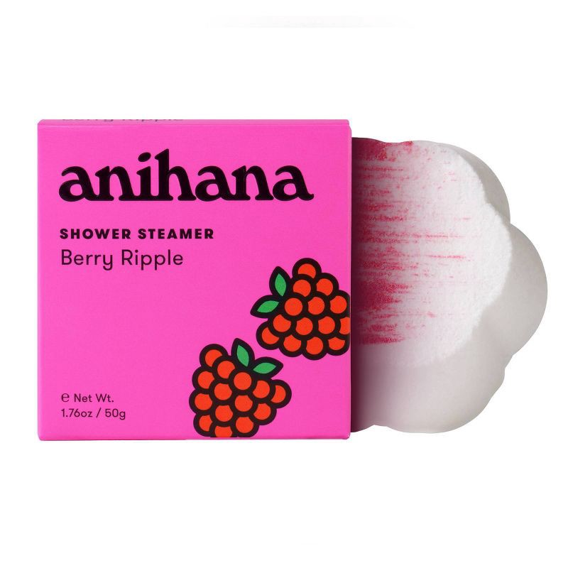 slide 1 of 7, anihana Shower Steamer - Berry Ripple - 1.76oz, 1.76 oz
