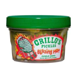 Grillo's Pickles Blazing Hot Dill Chips - 16 fl oz