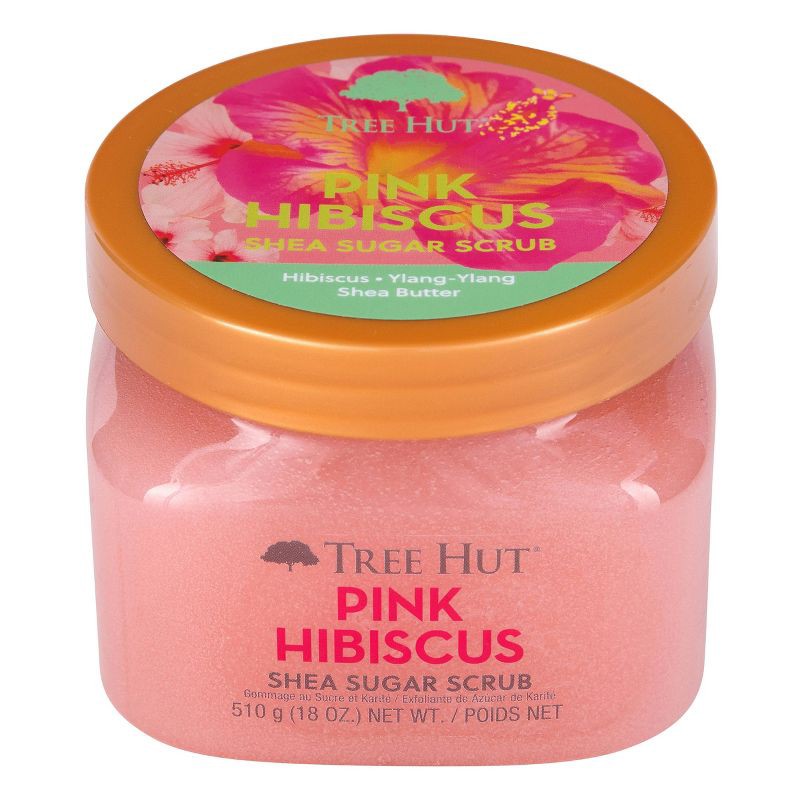 slide 2 of 13, Tree Hut Pink Hibiscus Shea Sugar Body Scrub - 18oz, 18 oz