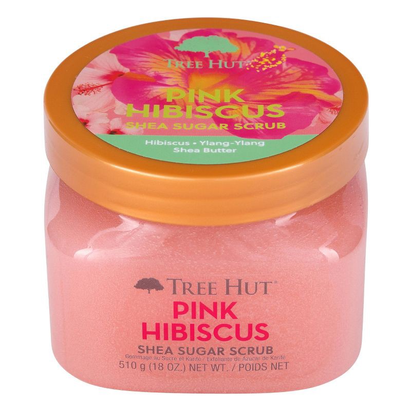 slide 2 of 12, Tree Hut Pink Hibiscus Shea Sugar Body Scrub - 18oz, 18 oz