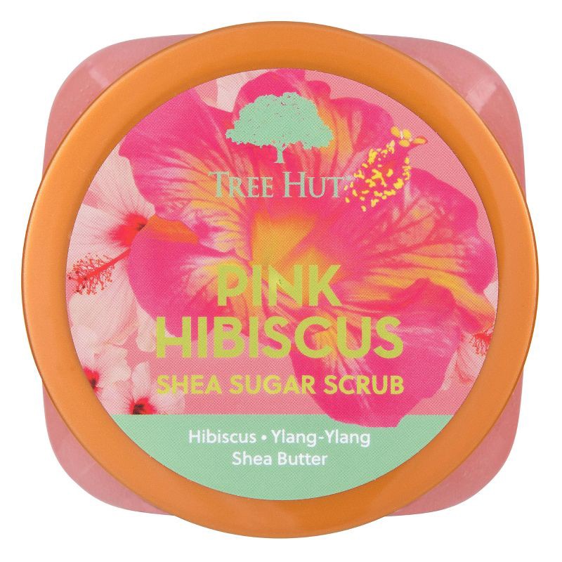 slide 3 of 12, Tree Hut Pink Hibiscus Shea Sugar Body Scrub - 18oz, 18 oz