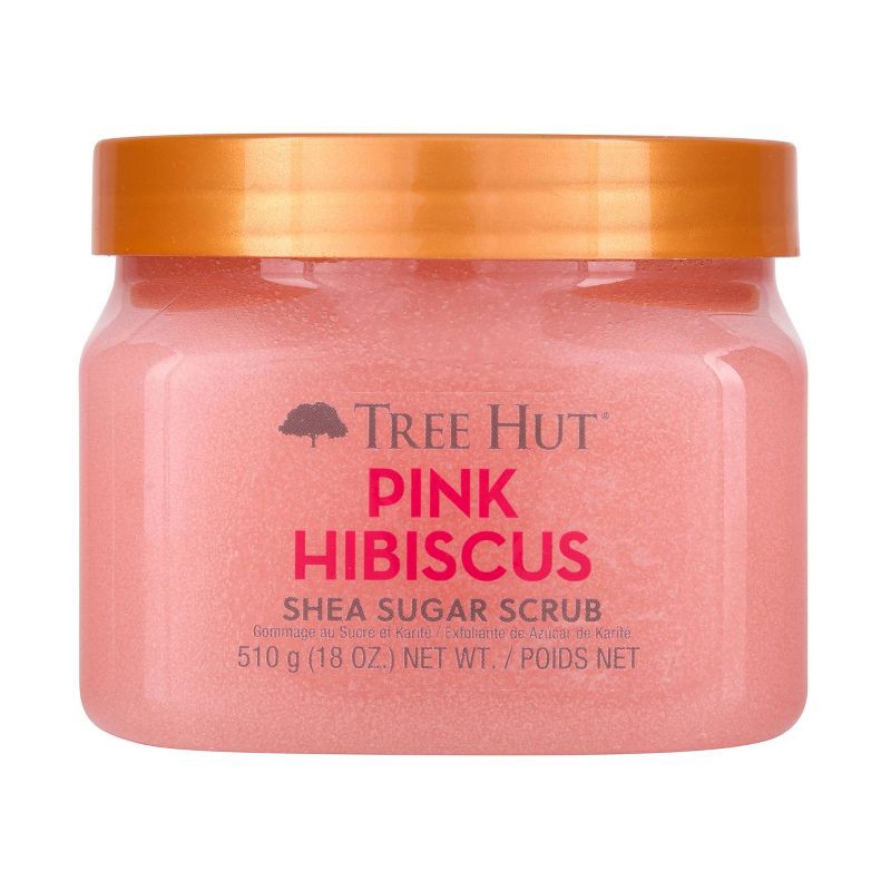 slide 1 of 12, Tree Hut Pink Hibiscus Shea Sugar Body Scrub - 18oz, 18 oz