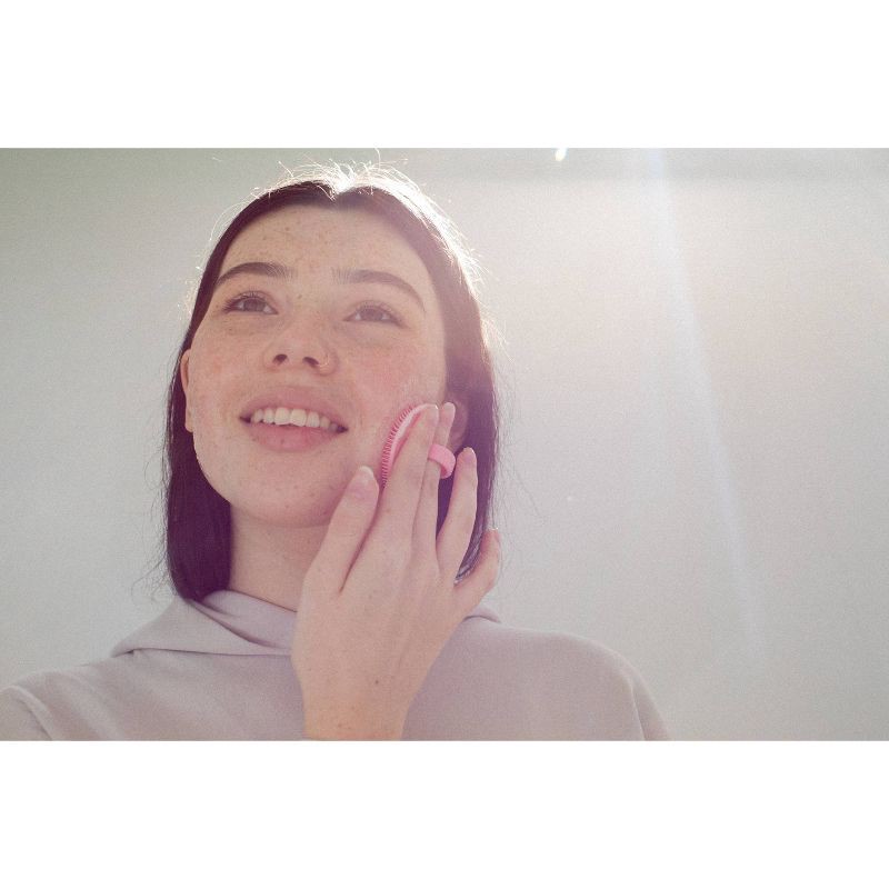 slide 6 of 6, Boie USA Face Scrubber - Pink, 1 ct