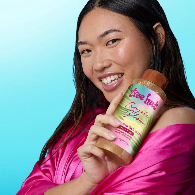 slide 4 of 11, Tree Hut Tropic Glow Foaming Gel Body Wash - 18 fl oz, 18 fl oz