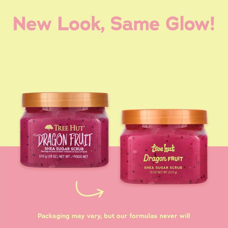 slide 2 of 11, Tree Hut Dragon Fruit Shea Sugar Body Scrub - 18oz, 18 oz
