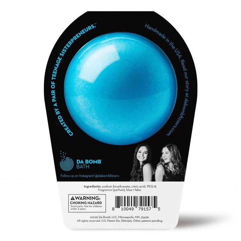slide 2 of 7, Da Bomb Bath Fizzers Da Bomb Bath Glow Blue Bath bomb - 6.5oz, 6.5 oz