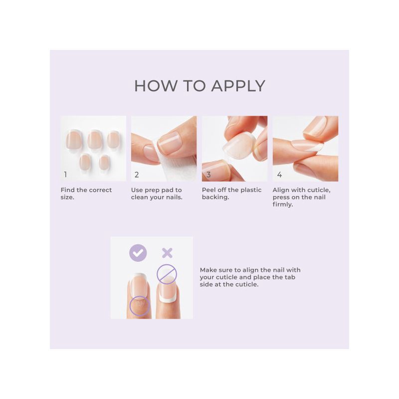 slide 7 of 11, imPRESS Press-On Manicure - Glimpse - 33ct, 33 ct