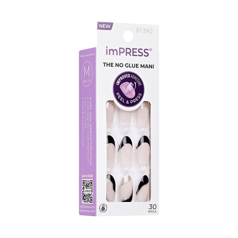 slide 9 of 11, imPRESS Press-On Manicure - Illusion - 33ct, 33 ct