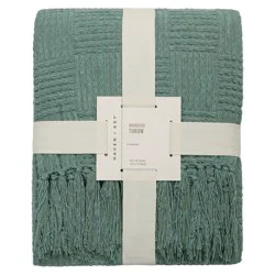 Haven + Key Camila Oversized Throw Blanket - Green