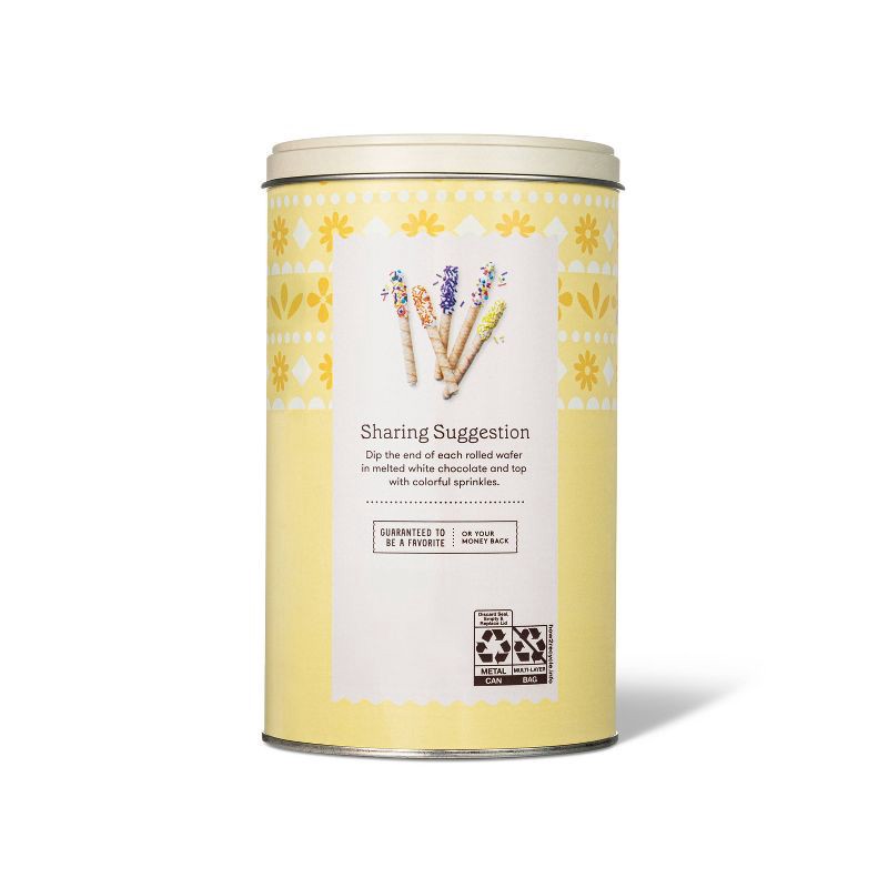 slide 4 of 4, Spring Easter Meyer Lemon Rolled Wafers - 14.1oz - Favorite Day™, 14.1 oz