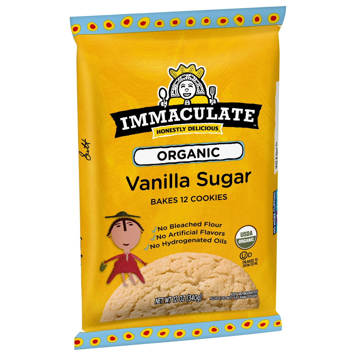 slide 2 of 11, Immaculate Baking Company Organic Vanilla Sugar Cookie Dough, 12 oz