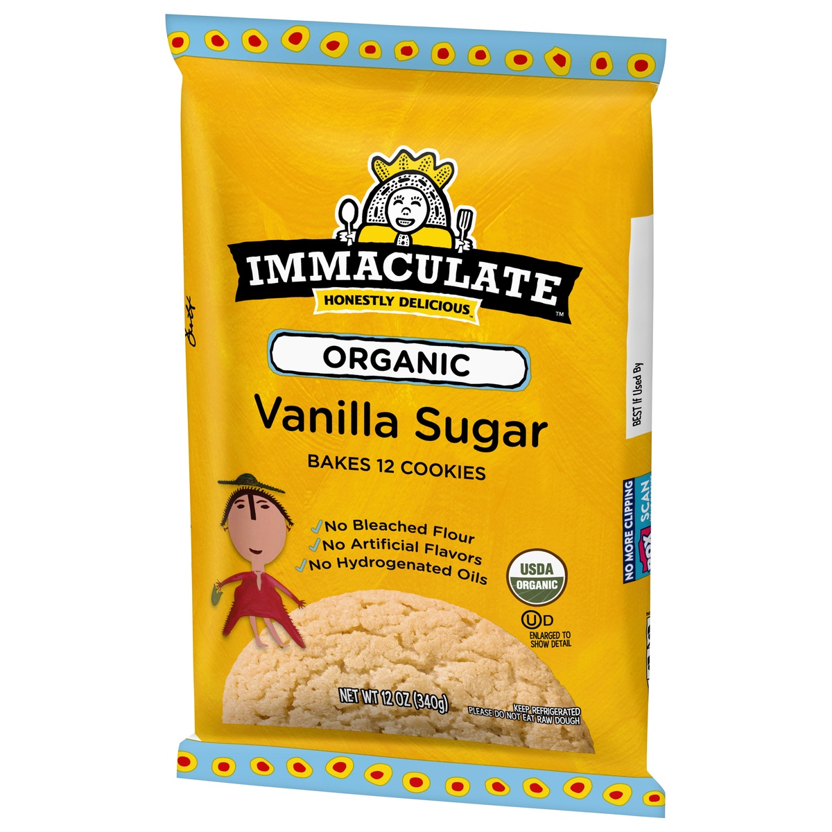 slide 3 of 11, Immaculate Baking Company Organic Vanilla Sugar Cookie Dough, 12 oz