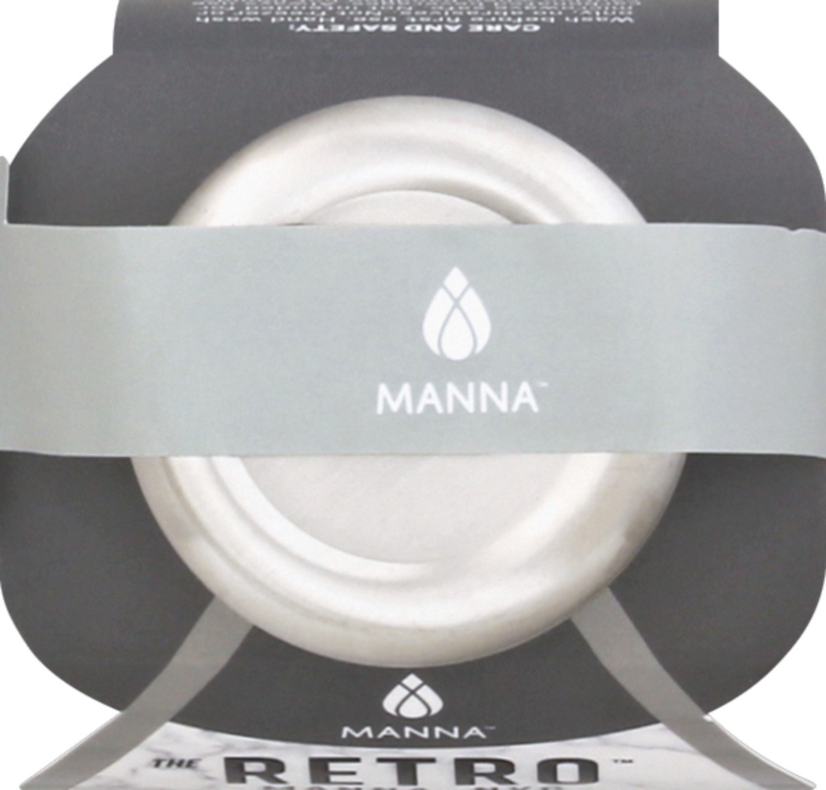 slide 4 of 6, Manna Organics Retro Stainless Steel Marble Water Bottle, 20 oz