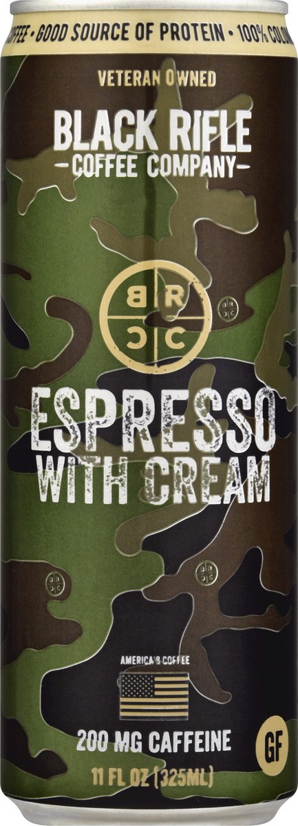 slide 9 of 9, Black Rifle Espresso with Cream Coffee - 11 oz, 11 oz