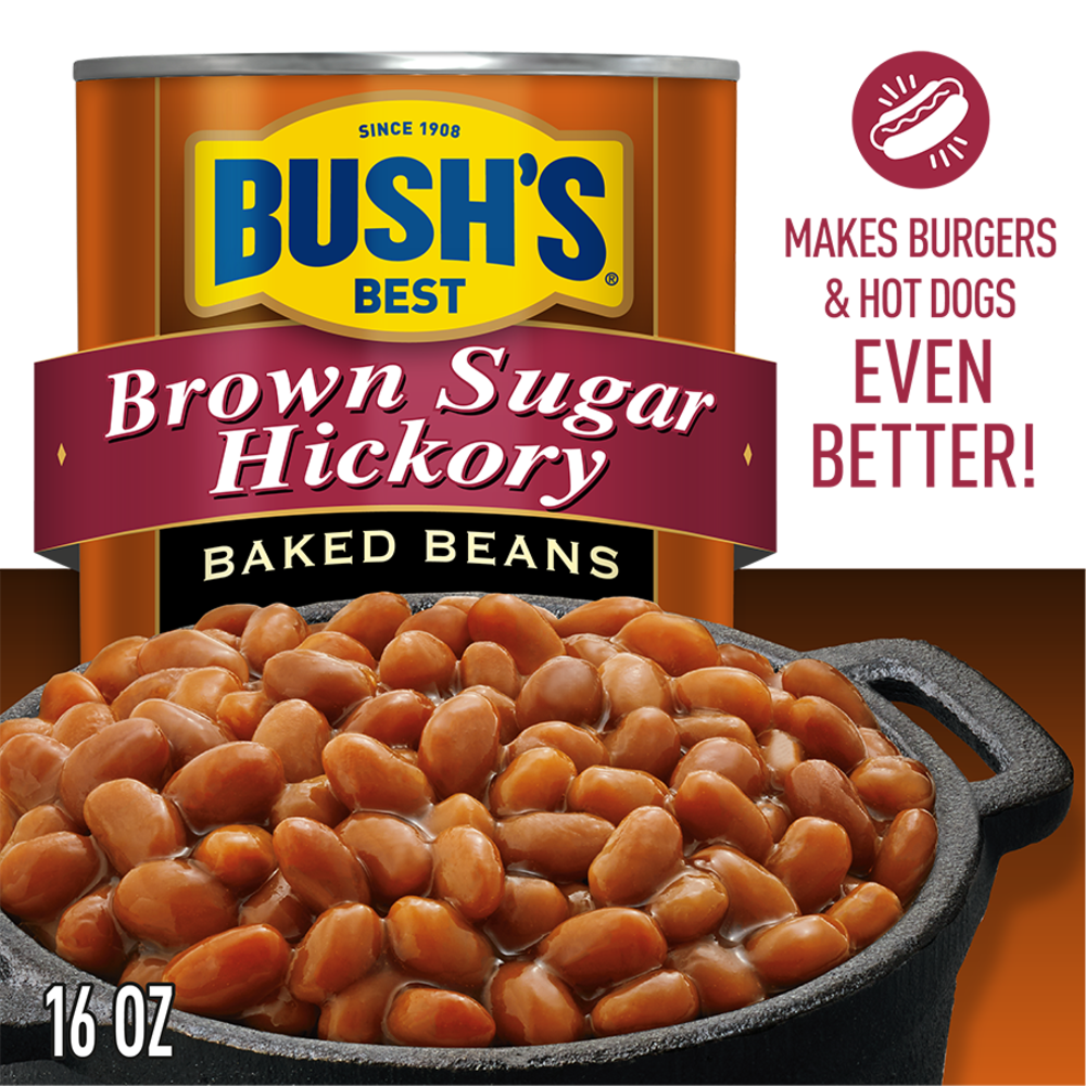 slide 2 of 5, Bush's Best Bush's Brown Sugar Hickory Baked Beans 16 oz, 