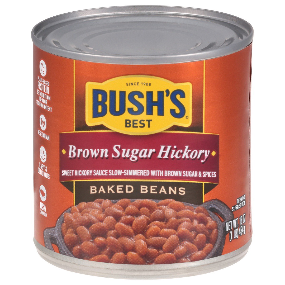 slide 1 of 5, Bush's Best Bush's Brown Sugar Hickory Baked Beans 16 oz, 