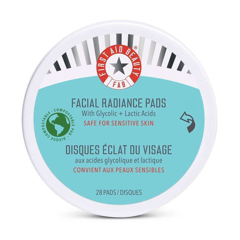 slide 1 of 7, FIRST AID BEAUTY Compostable Facial Radiance Pads - 28ct - Ulta Beauty, 28 ct