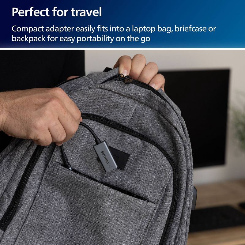 slide 4 of 7, Philips 8K USB-C to Display Port Adapter, 1 ct