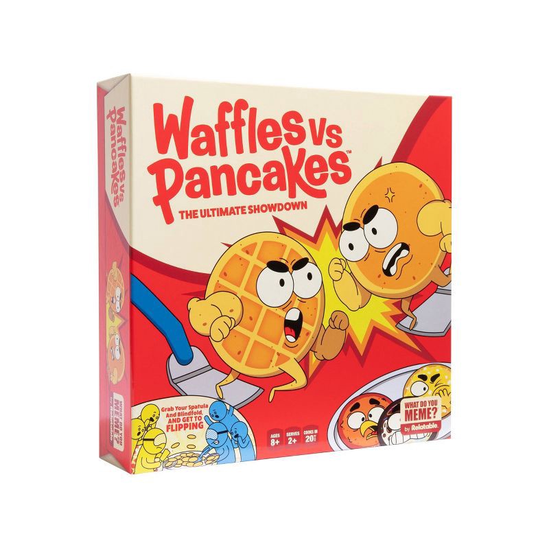 slide 1 of 11, What Do You Meme? Waffles vs Pancakes Family Game, 1 ct