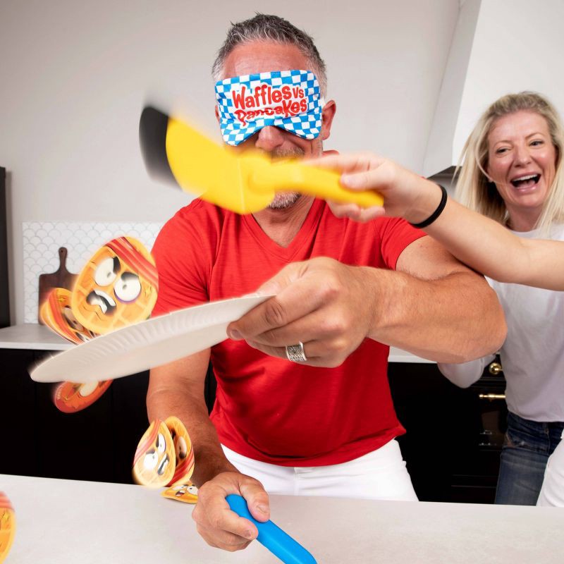 slide 9 of 11, What Do You Meme? Waffles vs Pancakes Family Game, 1 ct