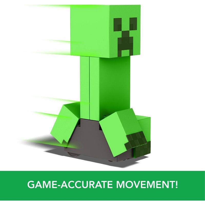 slide 4 of 7, Mattel Minecraft Exploding RC Creeper with Lights & Sounds with 10 Explosion Particles and DLC Code, 1 ct