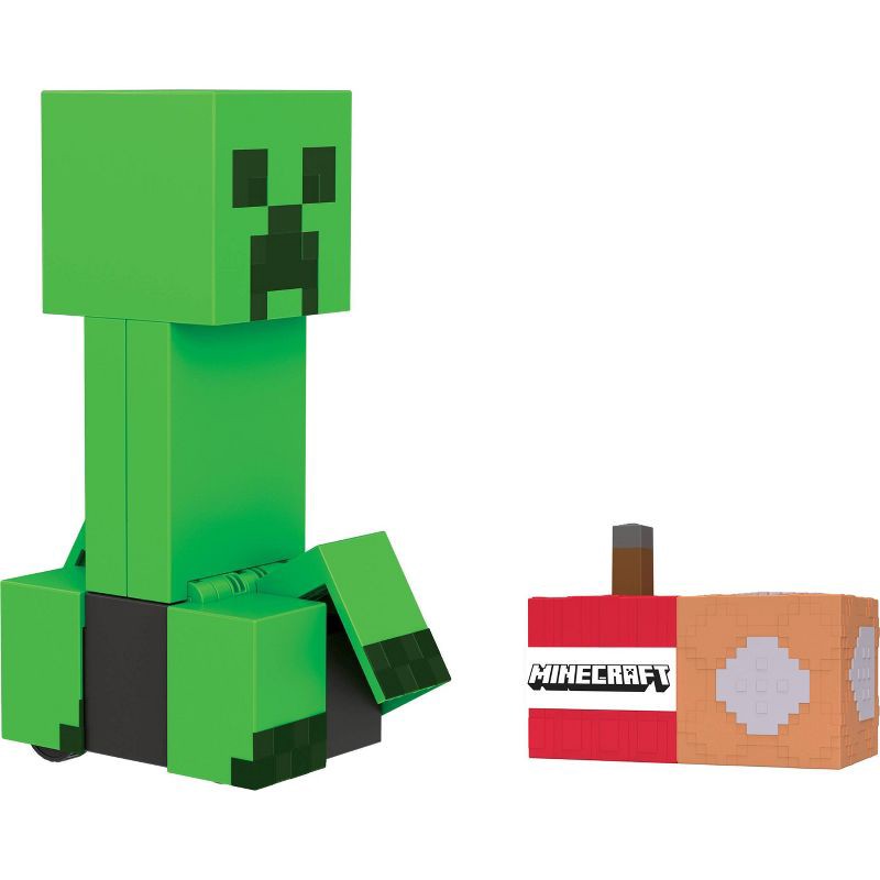 slide 5 of 7, Mattel Minecraft Exploding RC Creeper with Lights & Sounds with 10 Explosion Particles and DLC Code, 1 ct