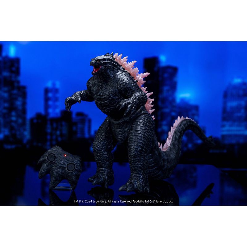 slide 9 of 14, Jada Godzilla x Kong: The New Empire Heat-Ray Breath Godzilla RC, Plastic Remote Control Vehicle, Battery Powered, 1 ct