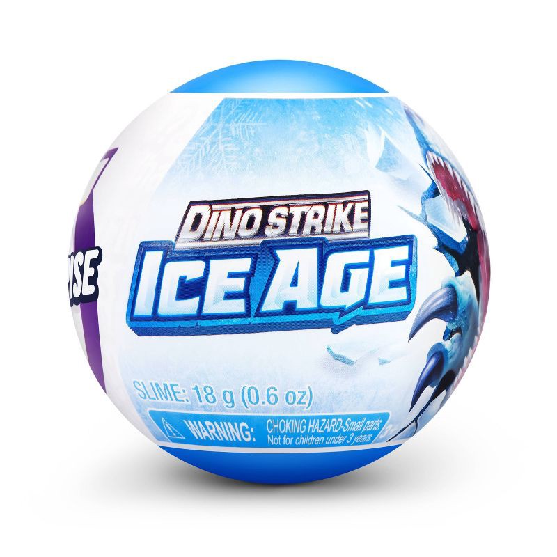 slide 2 of 7, 5 Surprise Dino Strike Ice Age Capsule, 1 ct