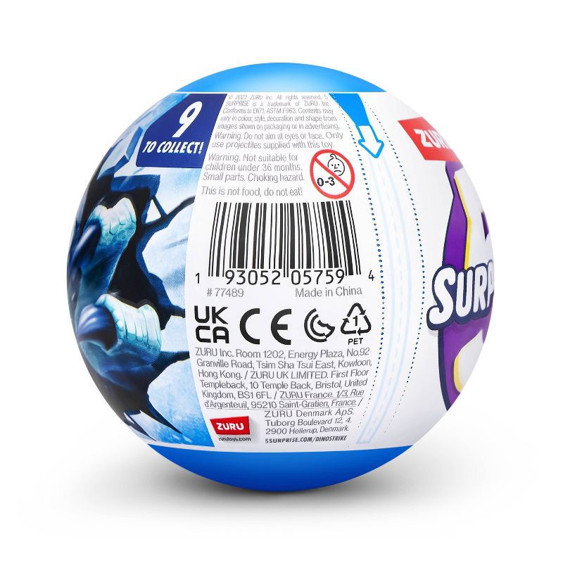 slide 4 of 7, 5 Surprise Dino Strike Ice Age Capsule, 1 ct