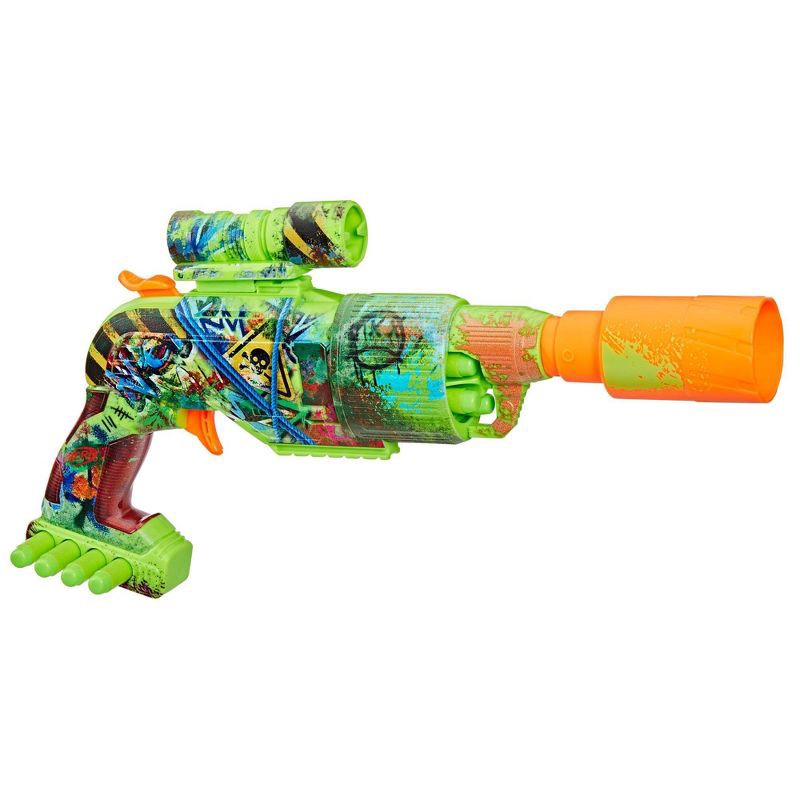 slide 5 of 8, NERF Zombie Driller Dart Blaster, 1 ct