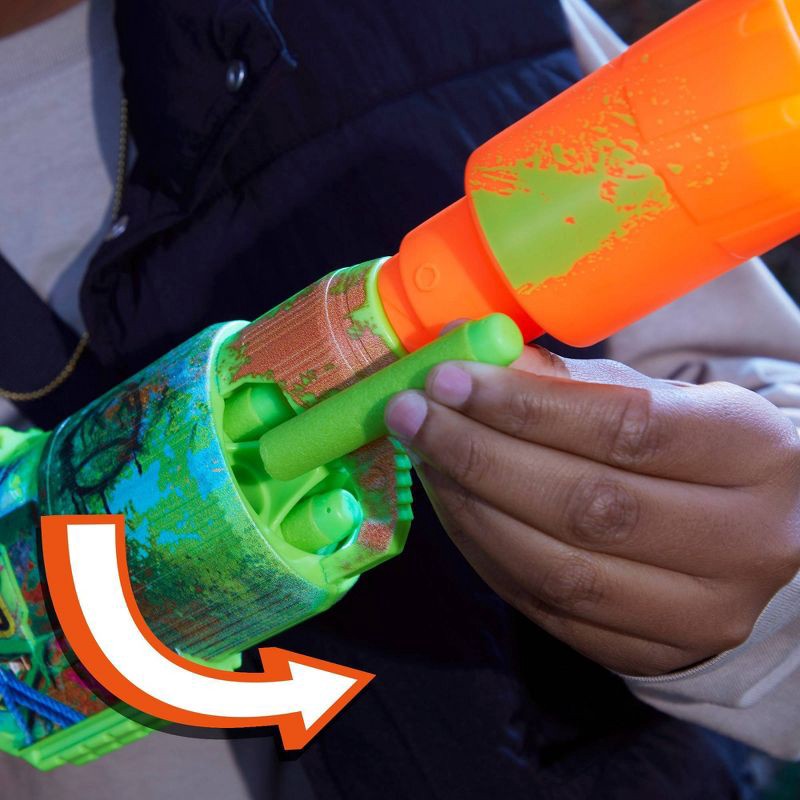 slide 8 of 8, NERF Zombie Driller Dart Blaster, 1 ct