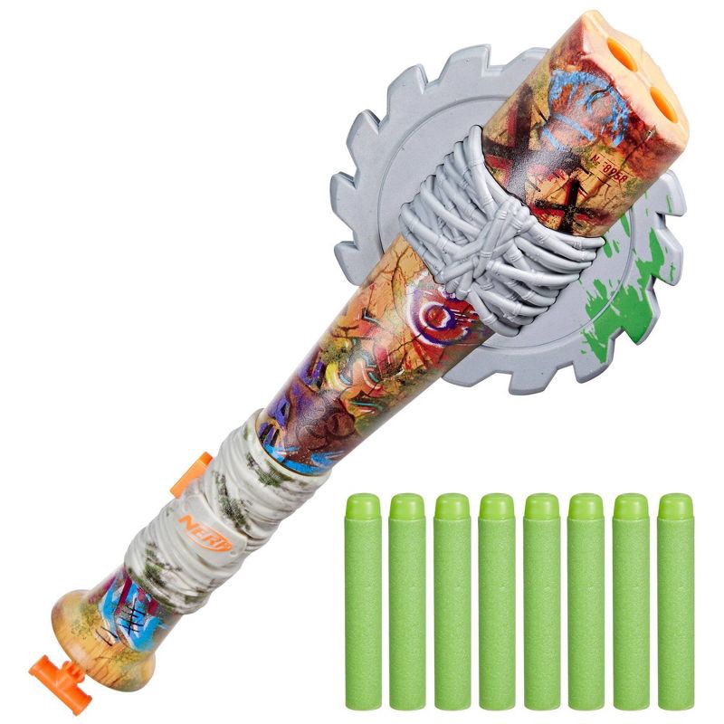 slide 2 of 8, NERF Zombie Strikeout Dart Blaster, 1 ct