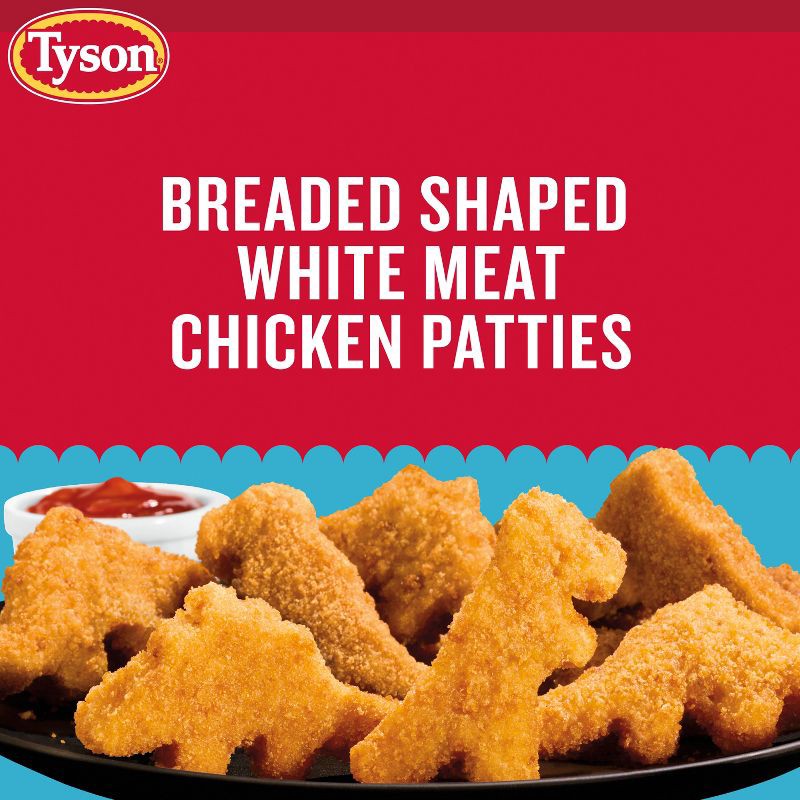 slide 7 of 9, Tyson Chicken White Meat Fun Nuggets - Frozen - 64oz, 64 oz