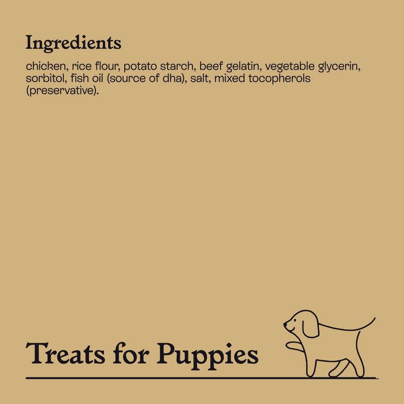 slide 5 of 7, Rawhide-Free Chicken and Rice Puppy Treat Sticks - 3.5oz/10ct - Kindfull™, 10 ct; 3.5 oz