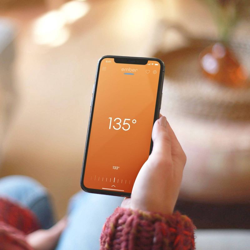 slide 12 of 15, Ember 14oz Mug 2 Temperature Control Smart Mug Sandstone, 14 oz