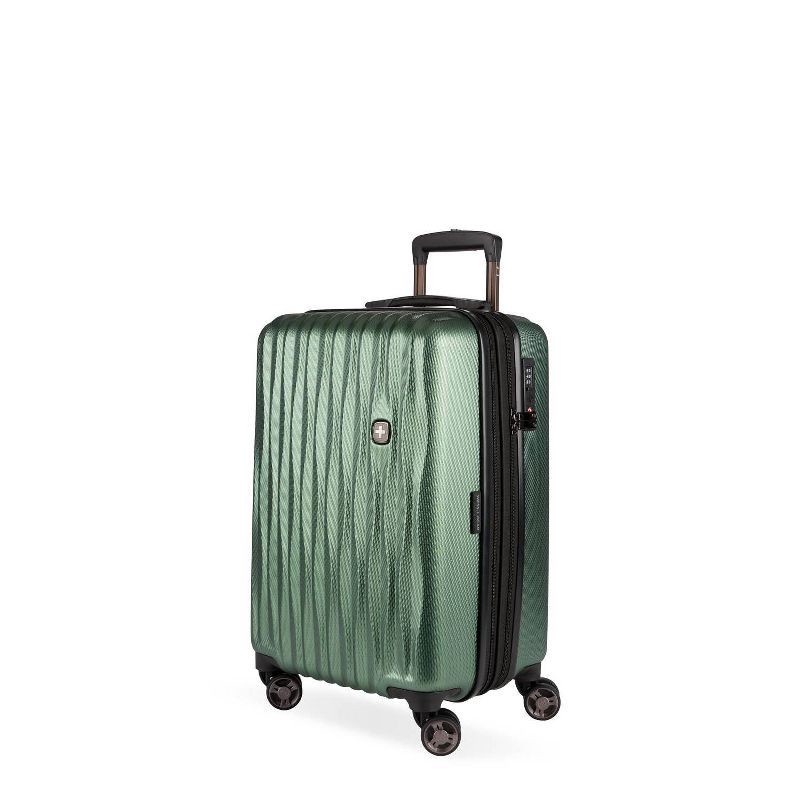 slide 2 of 18, SWISSGEAR Energie Hardside Carry On Spinner Suitcase - Verdun Green, 1 ct