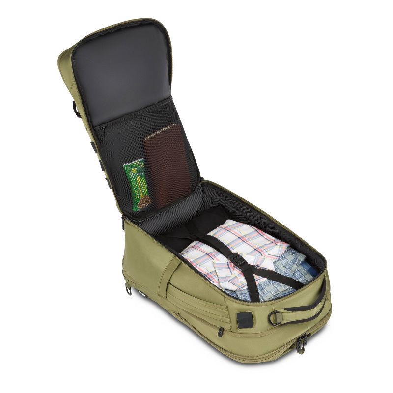slide 19 of 21, SwissGear 45L Travel Backpack with RFID Blocking Pocket - Olive Branch, 45 liter