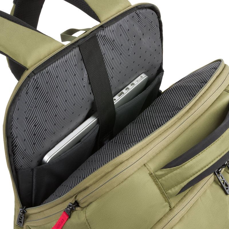 slide 21 of 21, SwissGear 45L Travel Backpack with RFID Blocking Pocket - Olive Branch, 45 liter