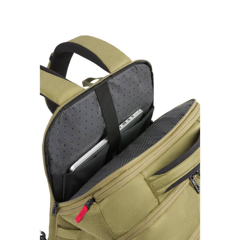 slide 10 of 12, SWISSGEAR 45L Travel Backpack with RFID Blocking Pocket - Olive Branch: Polyester, Fits 17" Laptop, 45 liter